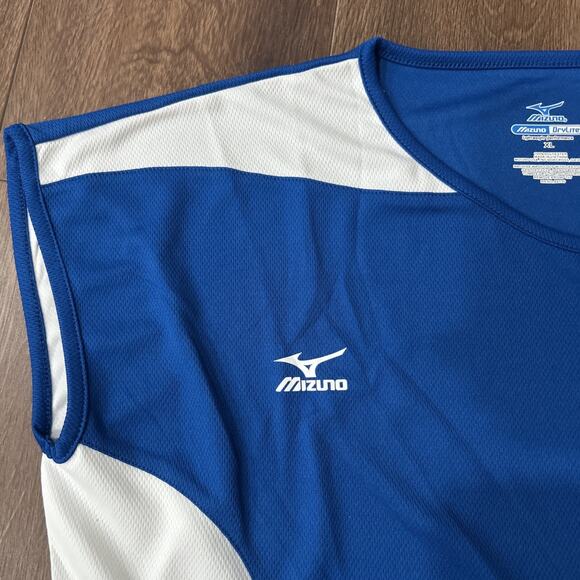 Mizuno Women's Volleyball Performance Cap Sleeve G3 Jersey, Royal/White XL - Picture 2 of 5